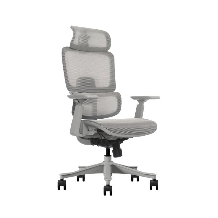 Tessera Mora Pro, silla de malla gris con cabecera